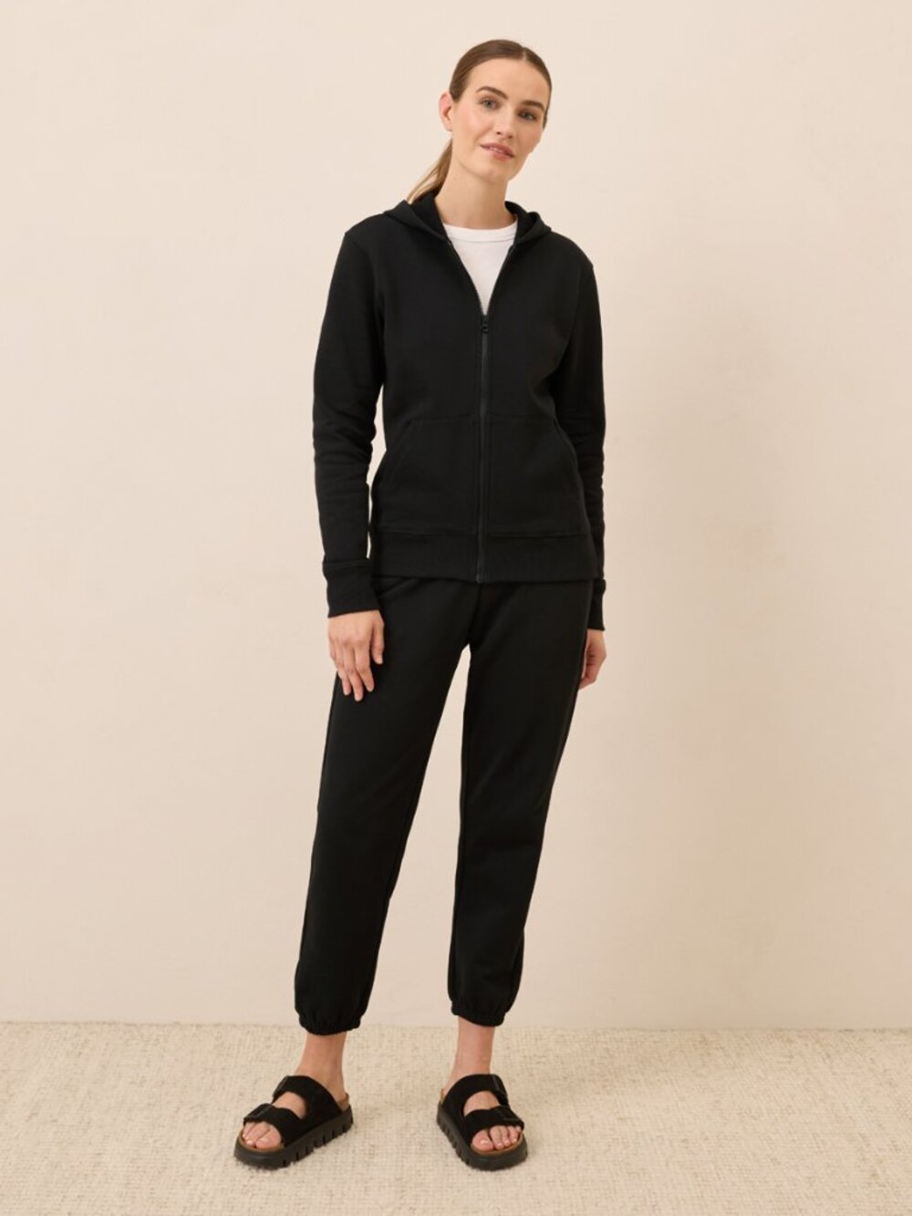NWT Pact Women's Organic Cotton Cloud Brushed Fleece Sweatpant